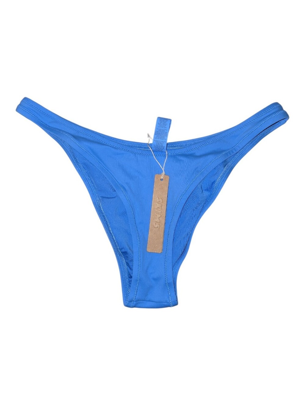 NWT Skims Signature Swim Cheeky Tanga Bikini Bottom Blue Tide Small